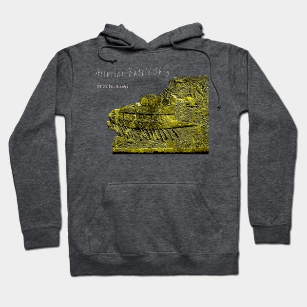 Assyrian Warship Hoodie by mindprintz